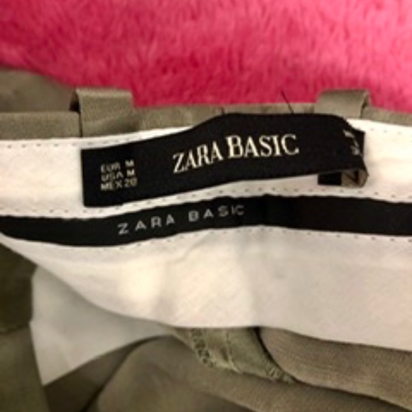 ZARA Cotton Linen Silky Suit Pants, M, NWT - Picture 4 of 6